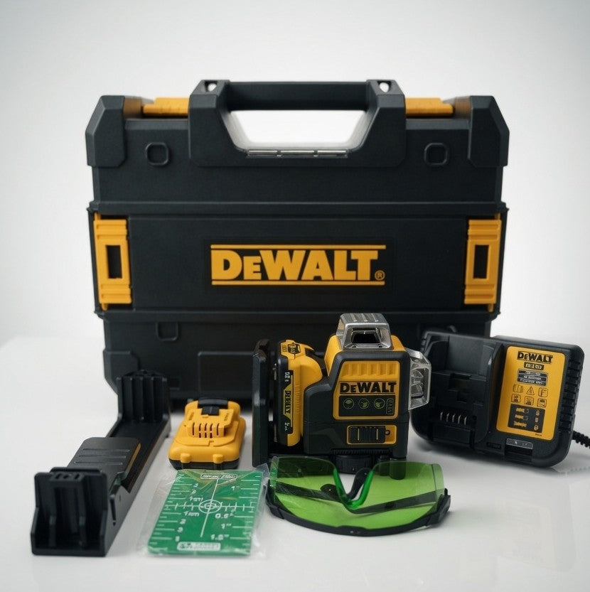 🔥 DEWALT DW089LG 12V Green Laser Level – 3×360° Full Coverage Precision Tool