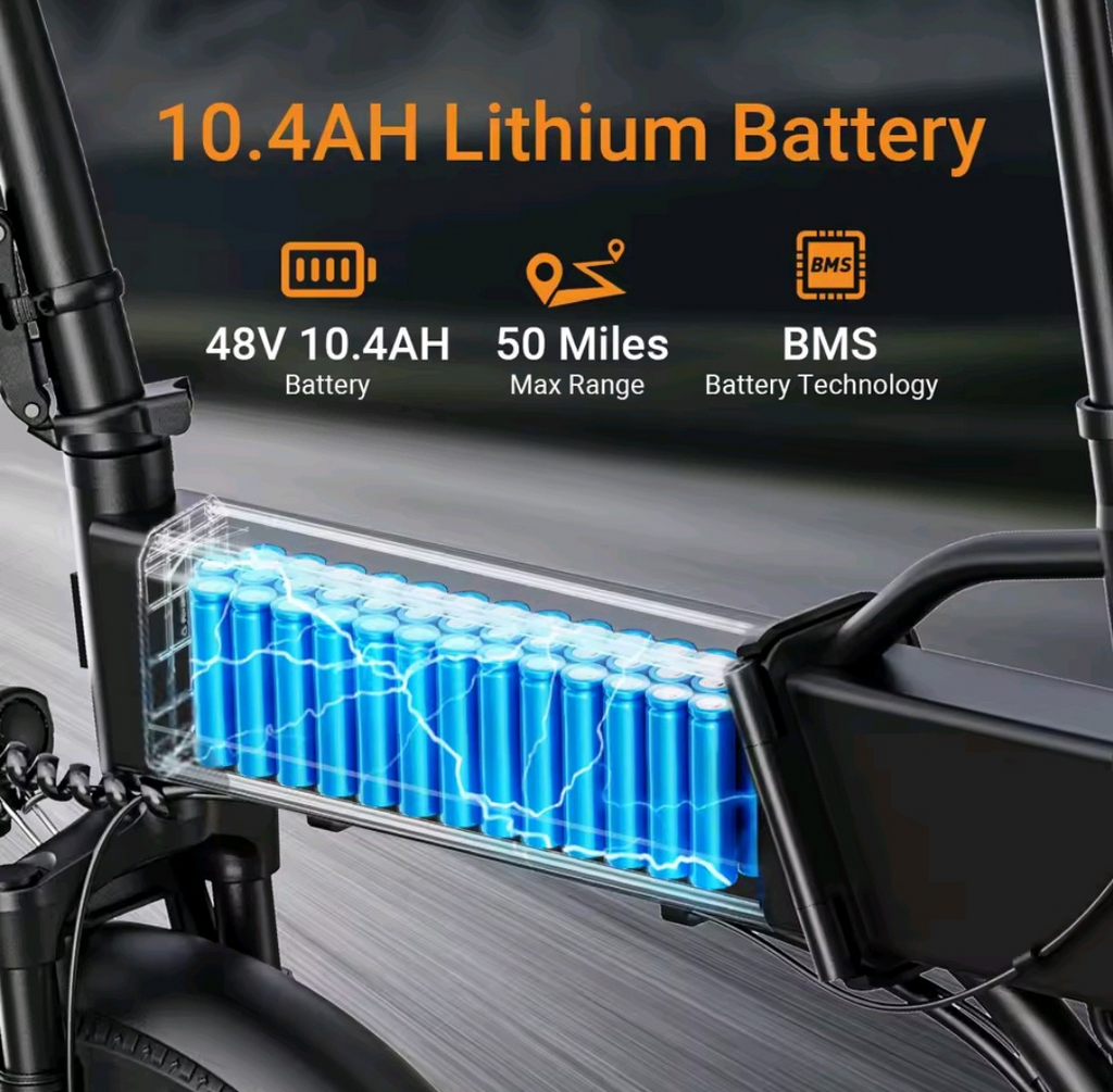 🔥 A20 Foldable Electric Bike – 28MPH High-Speed Urban Commuter E-Bike 🚴⚡